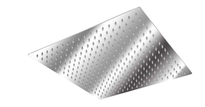lot 322 image: Chrome Steel Square Shower Head 24x24 Inch