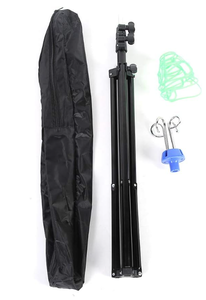 lot 329 image: IV Intravenous Foldable Pole Stand, Portable Drip Bag Stand