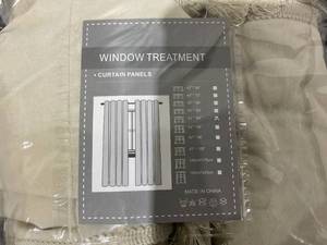 lot 214 image: Window Treatment Curtain Panels 42 x 84