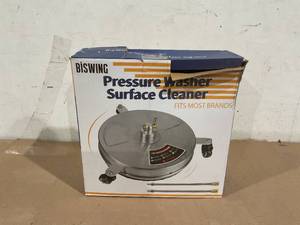 lot 154 image: USED Biswing Pressure Washer Surface Cleaner