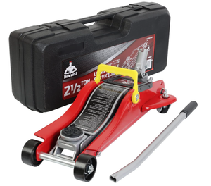 lot 68 image: Jack Boss Floor Jack 2.5 Ton (5500 LBs) Hydraulic Low Profile Trolley Car Jack with Portable Storage Case