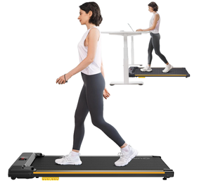 lot 84 image: UREVO Walking Pad, Under Desk Treadmill, Portable Treadmills for HomeOffice