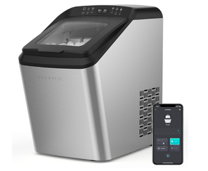 lot 86 image: CROWNFUL Smart Ice Maker Countertop, with App Remote Control Ice Machine