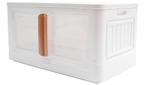 lot 13 image: LOT OF 4 Large Storage Bins with Lids 65-Quart Storage Bins