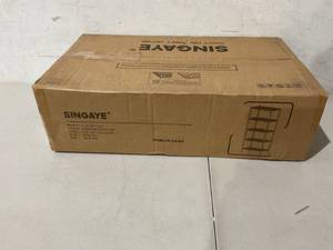 lot 554 image: SINGAYE 5 Tier Storage Rack Wire Shelving Unit 13.4x 23.5x 59.1(DxWxH)