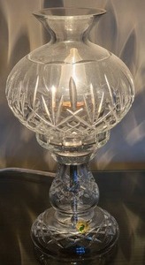 lot 22 image: Waterford Fine Crystal Table Lamp