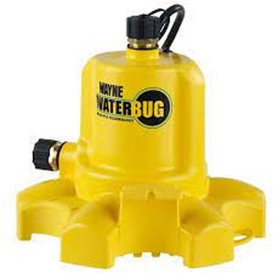 lot 3 image: Lot of 4 Wayne 0.16 hp. WaterBUG Submersible Utility Pump with Multi-Flo Technology  Customer Returns See Pictures