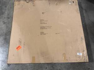 lot 26 image: 42 in. H x 44 in. W x 2 in. D White Wood Collapsible Laundry Wall Rack by Home Decorators Collection Customer Returns See Pictures