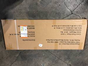 lot 40 image: Husky 48 in. Solid Wood Surface for Regular Duty Garage Storage System  Customer Returns See Pictures