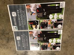 lot 2 image: Lot of 2 Home Mallmaster Streamline Mailbox Customer Returns See Pictures