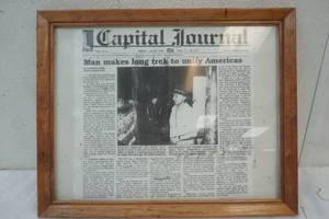 Capital Journal Framed article