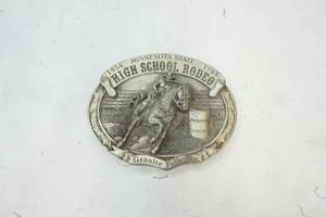 High School Rodeo Belt Buckle
