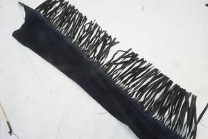 Leather gun scabbard
