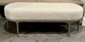 lot 8A image: Bernhardt Linea Metal Bench