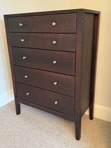 lot 23 image: Wood Castle Wooden Chest of Drawers
