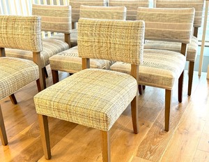 lot 6 image: Set of 8 Beautiful Dining Room Chairs by Cox Furniture Manufacturing