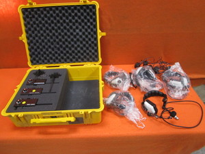 lot 86 image: Porta Phone Coaching Communications Headsets