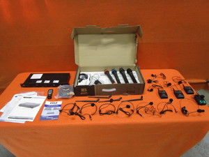 lot 107 image: Pyle Wireless Microphone System & MixerAmplifier