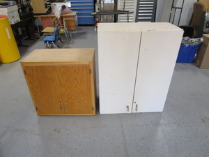 lot 25 image: (2) Cabinets 15x33x42 & 16x30x30