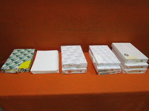 lot 142 image: 11x17 White & Colored Paper