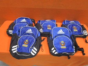 lot 151 image: (5) Adidas Backpacks