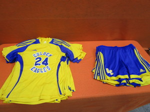 lot 163 image: Adidas Soccer Uniforms