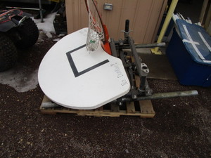 lot 193 image: Basketball Hoop & Poles