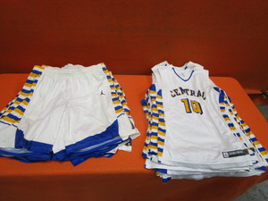 lot 195 image: Nike Boys Basketball Uniforms