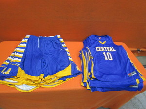 lot 196 image: Nike Boys Basketball Uniforms