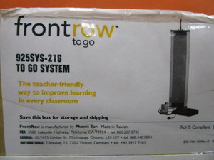 lot 117 image: (New) Front Row To Go MicrophoneSpeaker System