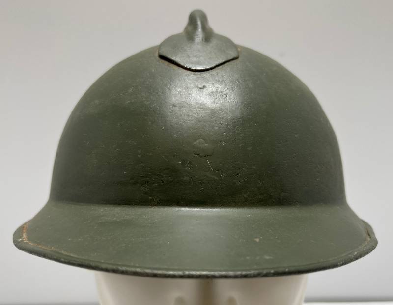 lot 13 image: M 15 Italian Adrain Helmet With Reproduction Liner