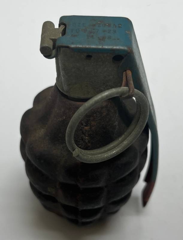 lot 30 image: WW2 US Mark II Practice Pineapple Gernade