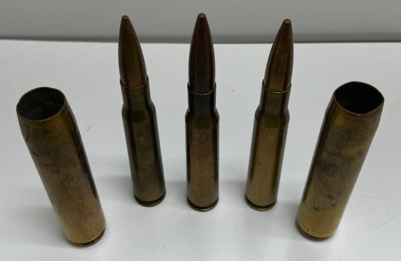 lot 34 image: Misc. Vintage Military Bullets