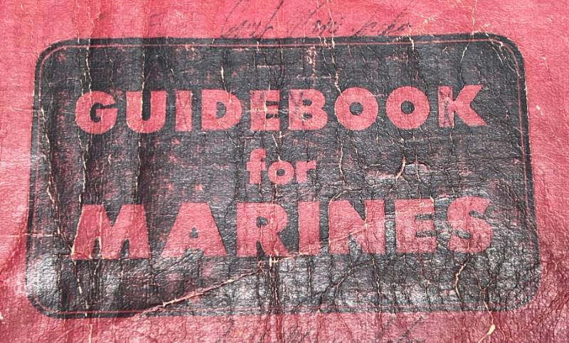 lot 138 image: Vintage War Era Guidebook For Marines