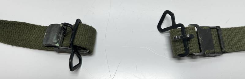 lot 175 image: Vietnam USMC US Army M1956 H-Pattern Field Suspenders Size Regular & Small Pouch