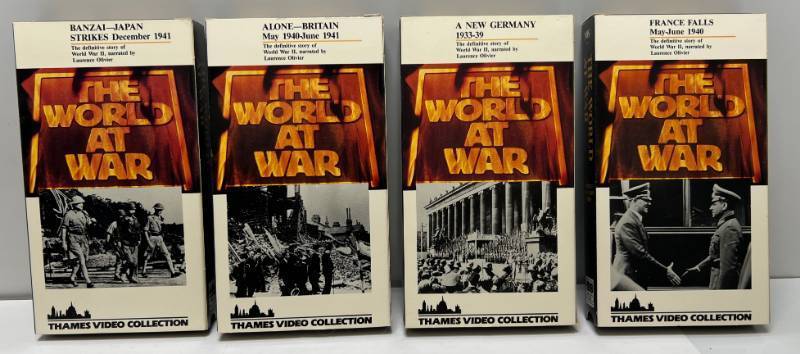 lot 192 image: Misc. THE WORLD AT WAR VHS Tapes