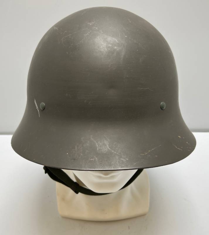lot 54 image: Vintage Swedish Military Helmet With Liner
