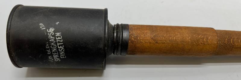 lot 90 image: WWII Stick Grenade (Inert) Replica