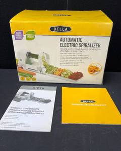 lot 1352 image: BELLA ELECTRIC SPIRALIZER NOS