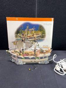 lot 1518 image: SNOW VILLAGE HALLOWEEN SPOOKY SCHOONER