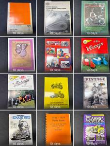 lot 1305 image: Informational Motorcycle Reading Material