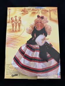 lot 20 image: Happy Holidays Gala Barbie New in Box 1994
