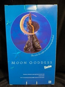lot 57 image: Bob Mackie Moon Goddess Barbie New in Box