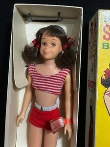 lot 68 image: Vintage 1964 Scooter Doll #1040  By Mattel  Brunette