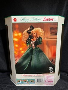 lot 78 image: Happy Holidays Special Edition Barbie New in Box.
