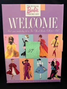 lot 117 image: Vintage 1996 The Official Barbie Collectors Club Welcome Kit-Third Edition NIB.