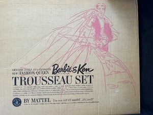 lot 175 image: Fashion Queen Barbie & Ken Trousseau Set.