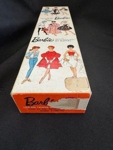 lot 180 image: Vintage 1962 Blonde Barbie Original Ponytail Braid & Makeup 850.