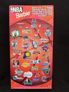 lot 185 image: 1998 Barbie NBA Minnesota Timberwolves NIB.