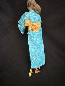 lot 194 image: Vintage Barbie, and Kimono with Box.